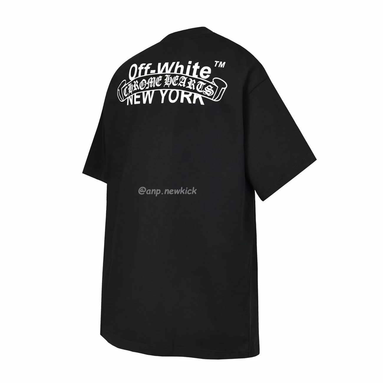 Chrome Hearts X Off White Casual Tee (3) - www.newkick.vip